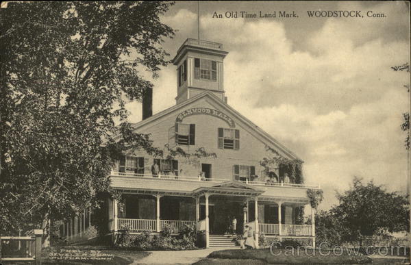 Elmwood Hall Woodstock, CT Postcard