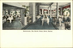 Restaurants, The Brown Palace Hotel Postcard