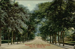 Peachtree Street, looking North from Vine Street Postcard