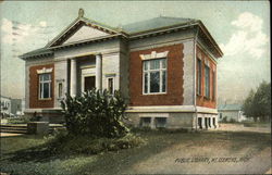 Street View of Public Library Mount Clemens, MI Postcard Postcard Postcard