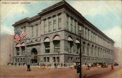 Public Library Postcard