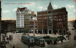 Pioneer Square Seattle, WA Postcard Postcard Postcard