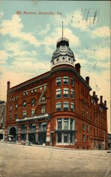 Street View of The Burton Danville, VA Postcard Postcard Postcard