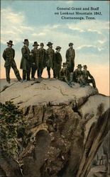 General Grant and Staff on Lookout Mountain 1863 Chattanooga, TN Postcard Postcard Postcard