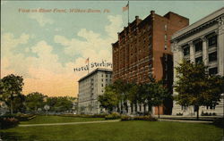 View on River Front Wilkes-Barre, PA Postcard Postcard Postcard