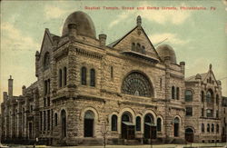 Baptist Temple, Broad and Berks Streets Philadelphia, PA Postcard Postcard Postcard