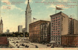 Hotel Arlington New York, NY Postcard Postcard Postcard