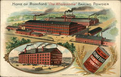 Home of Rumford "The Wholesome" Baking Powder Postcard