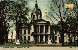 Street View of State Capitol Concord, NH Postcard Postcard Postcard