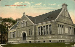 Public Library Augusta, ME Postcard Postcard Postcard