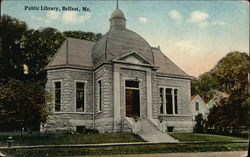 Public Library Belfast, ME Postcard Postcard Postcard