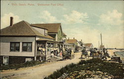 Webhannet Post Office Wells Beach, ME Postcard Postcard Postcard