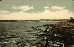 York Harbor View, from East Point York Beach, ME Postcard Postcard Postcard