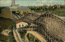 Scenic Railway, Willow Grove Park Pennsylvania Postcard Postcard Postcard