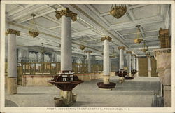 Lobby, Industrial Trust Company Postcard