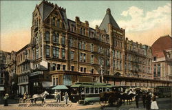 Street View of Hotel Dorrance Providence, RI Postcard Postcard Postcard