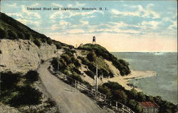 Diamond Head and Lighthouse Honolulu, HI Postcard Postcard Postcard