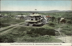 Top of Israel's Head from Oation, Mt Agamenticus in the Distance Postcard