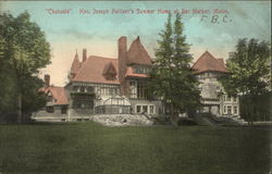 Chatwold - Hon. Joseph Pulitzer's Summer Home Postcard