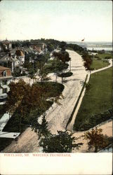 The Western Promenade in Portland Maine Postcard Postcard Postcard