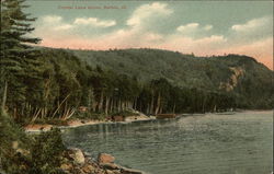 Scenic View of Crystal Lake Grove Postcard