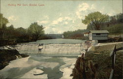 Rolling Mill Dam Bristol, CT Postcard Postcard Postcard