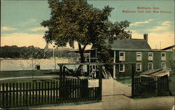 Middletown Yacht Club, Main Entrance Connecticut Postcard Postcard Postcard