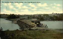 Trolley Bridge, view from Richard's Grove Postcard