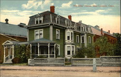 Street View of The Elks' Home New London, CT Postcard Postcard Postcard