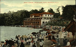 Boat House, Delaware Park Buffalo, NY Postcard Postcard Postcard