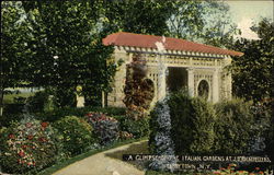 Italian Gardens at J. D. Rockefeller's Postcard