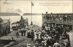 Scene at Beautiful Conesus Lake Postcard