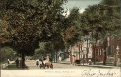 View of Delaware Avenue Buffalo, NY Postcard Postcard Postcard