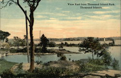 View East from Thousand Island Park Thousand Islands, NY Postcard Postcard Postcard