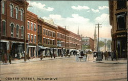 Center Street View Postcard