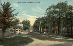 Main Street View Postcard