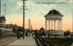 Walk and Band Stand Postcard