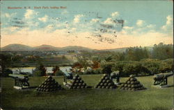 Stark Park, looking West Manchester, NH Postcard Postcard Postcard