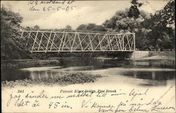 Passaic River Bridge Pine Brook, NJ Postcard Postcard Postcard