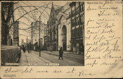 East State Street from Broad Street - YMCA Trenton, NJ Postcard Postcard Postcard