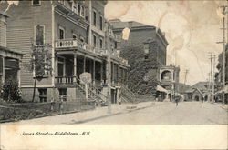 James Street Middletown, NY Postcard Postcard Postcard