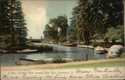 Gordon Park, Toward Lake Erie Cleveland, OH Postcard Postcard Postcard