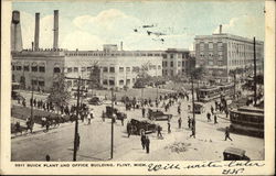 Buick Plant and Office Building Flint, MI Postcard Postcard Postcard