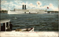 Fall River Line Steamer "Priscilla" Postcard