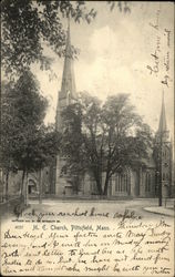 Methodist Episcopal Church Pittsfield, MA Postcard Postcard Postcard