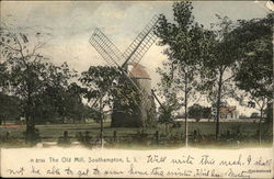 The Old Mill on Long Island Postcard