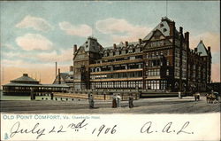 View of Chamberlin Hotel Old Point Comfort, VA Postcard Postcard Postcard