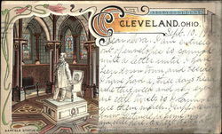 Garfield Statue Postcard