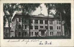 Grinnell High Scool Postcard