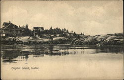 Capitol Island Maine Postcard Postcard Postcard